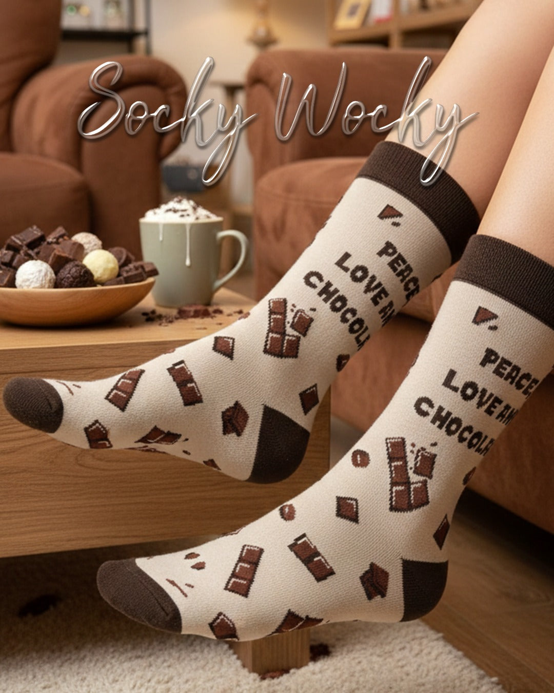 Pace Amore e Cioccolato Calze Edizione Feel Good